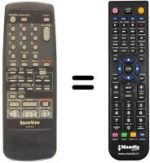 Télécommande équivalente 07660AND010