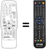 Télécommande équivalente 07660BM320
