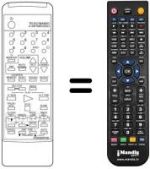 Télécommande équivalente 076G020160