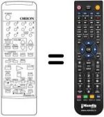 Télécommande équivalente 076G020170