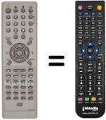 Télécommande équivalente 076N0GY030