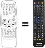 Télécommande équivalente Sinudyne 1407 S