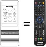 Télécommande équivalente 09156
