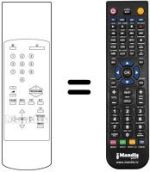 Mando a distancia equivalente 100 TS 026