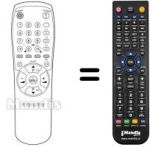 Télécommande équivalente 10107 C