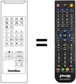 Mando a distancia equivalente 105-042E