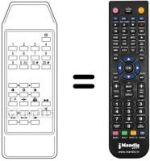 Télécommande équivalente 105-523 C