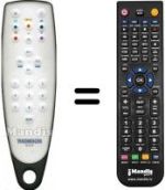 Télécommande équivalente Thomson 10 MH 73 B