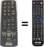 Télécommande équivalente Sony SLV-E 530 CP