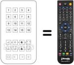 Replacement remote control Radiomarelli 16 CHANNELS US