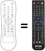 Replacement remote control 2000 FTA
