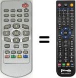 Replacement remote control Techno Trend DVB-T S100