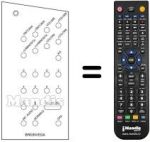 Télécommande équivalente 20 / 40 CHANNELS US