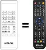 Replacement remote control Hitachi C 15 P 110 VT