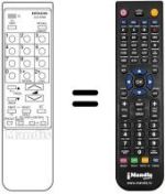 Télécommande équivalente CLE 876 A
