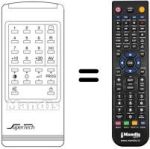Mando a distancia equivalente Supertech CTV 2119