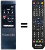 Mando a distancia equivalente NordMende V 1503 K