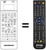 Mando a distancia equivalente NordMende V 1805 K