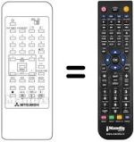 Mando a distancia equivalente 290P-014010