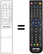 Mando a distancia equivalente 290P-015030