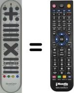 Replacement remote control Hitachi 19 LD 2550 EW