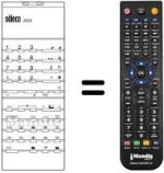 Replacement remote control 30 D2