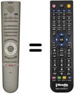 Télécommande équivalente Loewe 3128 147 16221