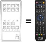 Télécommande équivalente 3403 / 0140