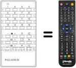 Télécommande équivalente 3404 / 5110.34