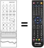 Télécommande équivalente 3406 / 8200.40