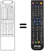Mando a distancia equivalente 3F14-00022-050