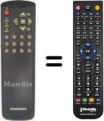 Mando a distancia equivalente Samsung CX 5312W