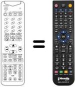 Télécommande équivalente 3F14-00050-040