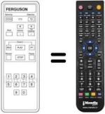 Télécommande équivalente 3 V 57