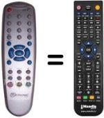 Télécommande équivalente 60325