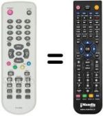 Replacement remote control JQ LTVJQ2003