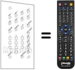 Télécommande équivalente 510.01.0131
