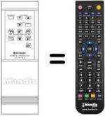 Télécommande équivalente VT-RM 110 E