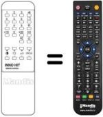 Mando a distancia equivalente 5702-B 2065 E-00