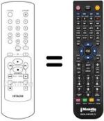 Mando a distancia equivalente Hitachi VT-MX705E VPS