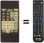 Télécommande équivalente SAT 4501