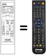 Télécommande équivalente RVR-530E