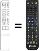 Télécommande équivalente 655120