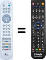 Mando a distancia equivalente LG 15 LC 1R