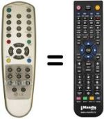 Mando a distancia equivalente LG RZ-15LA32