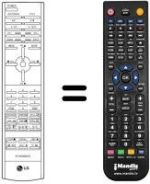 Télécommande équivalente LG MZ 42PZ10