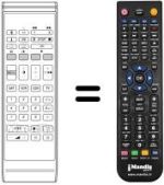 Mando a distancia equivalente 68020 VA
