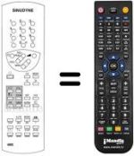 Télécommande équivalente 6900