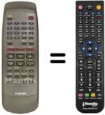 Télécommande équivalente VT-71