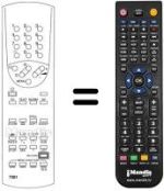 Télécommande équivalente Palladium 772 / 542